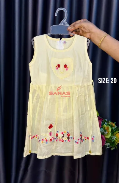 Premium Cotton Frock (B-5CD6)
