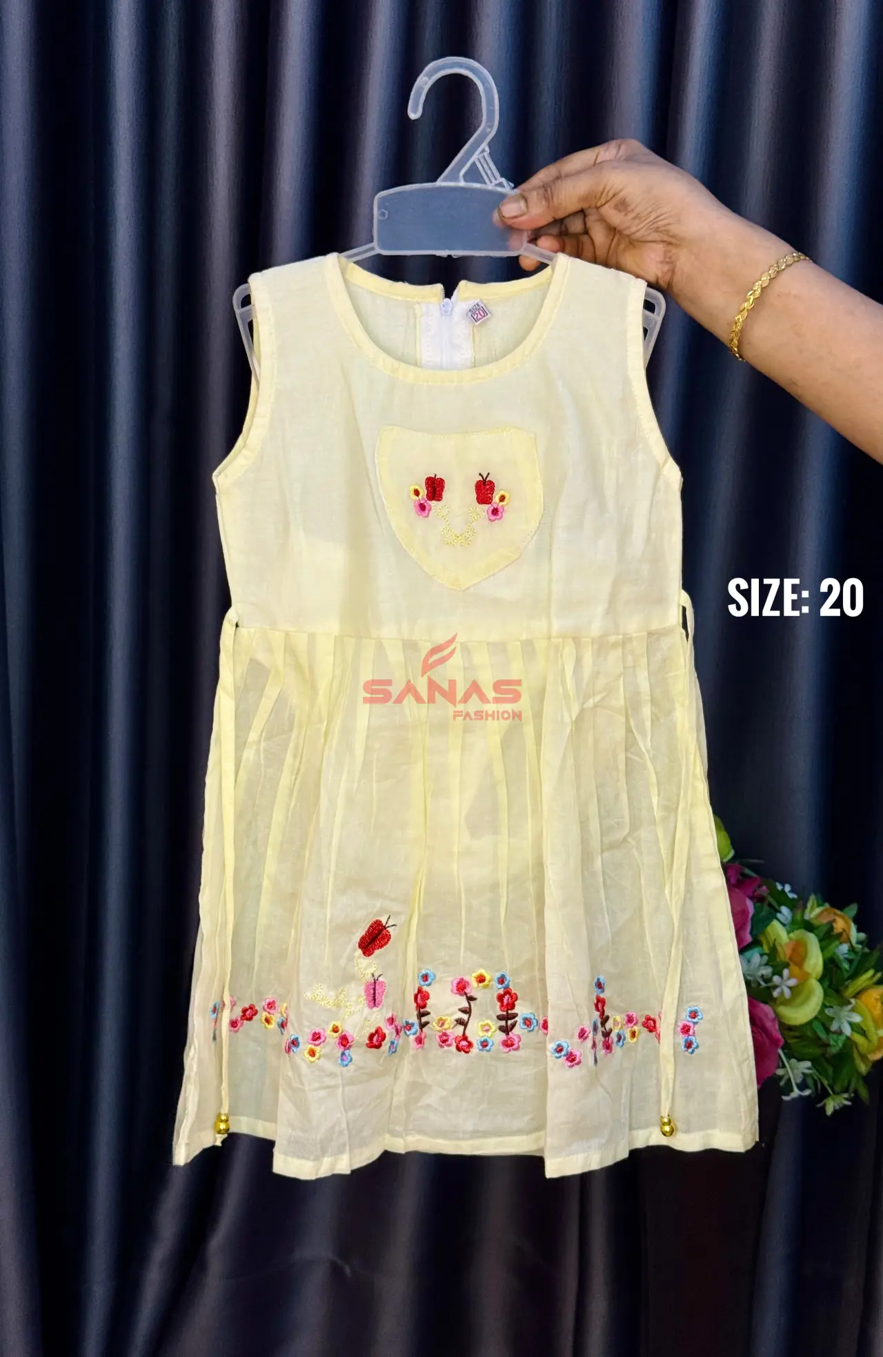 Premium Cotton Frock (B-5CD6)